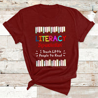 Literacy Specialist I Teach Little People To Read T Shirt - Wonder Print Shop