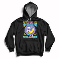 Unicorn I Love Someone With Heart Disease To The Moon & Back Hoodie - Wonder Print Shop