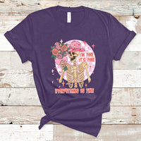 Funny Valentines I'm Fine It's Fine Everything's Fine Cowboy T-Shirt - Wonder Print Shop
