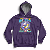 Unicorn I Love Someone With Heart Disease To The Moon & Back Hoodie - Wonder Print Shop