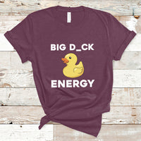 Sarcastic Big Duck Energy Funny Ducky Meme T Shirt - Wonder Print Shop