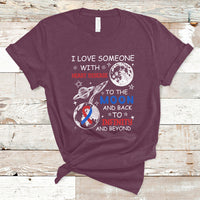 I Love Someone With Heart Disease To The Moon And Back CHD T-Shirt - Wonder Print Shop