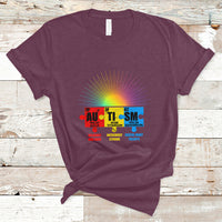 Autism Awareness Puzzle Chemical Element Autistic Support T Shirt - Wonder Print Shop