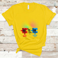 Autism Awareness Puzzle Chemical Element Autistic Support T Shirt - Wonder Print Shop