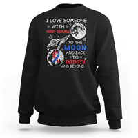I Love Someone With Heart Disease To The Moon And Back CHD Sweatshirt - Wonder Print Shop