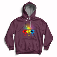 Autism Awareness Puzzle Chemical Element Autistic Support Hoodie - Wonder Print Shop
