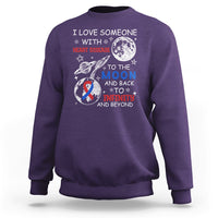 I Love Someone With Heart Disease To The Moon And Back CHD Sweatshirt - Wonder Print Shop