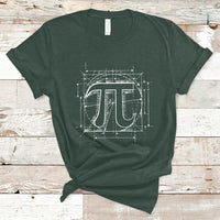 Funny Pi Day Number Pi Geometric Shape Pi Digits Geometry T Shirt - Wonder Print Shop
