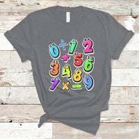 Numbers Math Calculation Symbols Number Day Math Day Numbers Costume Let's Have Fun With The Numbers T-Shirt - Wonder Print Shop