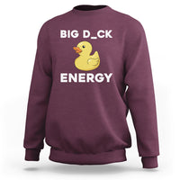 Sarcastic Big Duck Energy Funny Ducky Meme Sweatshirt - Wonder Print Shop