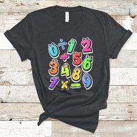 Numbers Math Calculation Symbols Number Day Math Day Numbers Costume Let's Have Fun With The Numbers T-Shirt - Wonder Print Shop