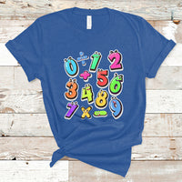 Numbers Math Calculation Symbols Number Day Math Day Numbers Costume Let's Have Fun With The Numbers T-Shirt - Wonder Print Shop
