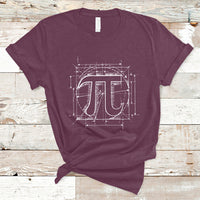 Funny Pi Day Number Pi Geometric Shape Pi Digits Geometry T Shirt - Wonder Print Shop
