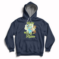 Lucky To Be A Nurse Scrub Life St Patrick's Day Nurse Day Hoodie - Wonder Print Shop