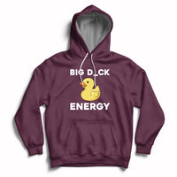 Sarcastic Big Duck Energy Funny Ducky Meme Hoodie - Wonder Print Shop