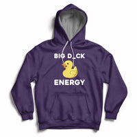 Sarcastic Big Duck Energy Funny Ducky Meme Hoodie - Wonder Print Shop