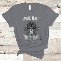 Funny Bike Hair Don't Care Bike Skull For Mens Boys T-Shirt - Wonder Print Shop