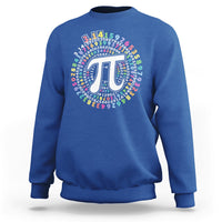 Funny Pi Day 3.14 Number Pi Circle Ratio Pi Digits Geometry Sweatshirt - Wonder Print Shop