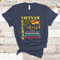 Patriotic Vietnam Veterans Defended The Dream American Flag T-Shirt - Wonder Print Shop