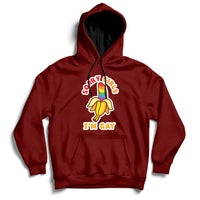 Sorry Girls I'm Gay Rainbow Banana LGBT Pride For Mens Hoodie - Wonder Print Shop
