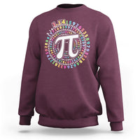 Funny Pi Day 3.14 Number Pi Circle Ratio Pi Digits Geometry Sweatshirt - Wonder Print Shop