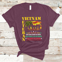 Patriotic Vietnam Veterans Defended The Dream American Flag T-Shirt - Wonder Print Shop