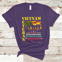 Patriotic Vietnam Veterans Defended The Dream American Flag T-Shirt - Wonder Print Shop