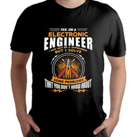 Yes I'm a Electronic Engineer - May I Not Be A Superhero But I Solve Problems, Electronic Engineer T Shirt - Wonder Print Shop