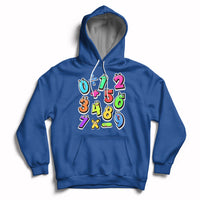 Numbers Math Calculation Symbols Number Day Math Day Numbers Costume Let's Have Fun With The Numbers Hoodie - Wonder Print Shop
