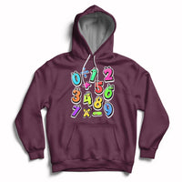Numbers Math Calculation Symbols Number Day Math Day Numbers Costume Let's Have Fun With The Numbers Hoodie - Wonder Print Shop