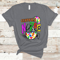 Happy Easter Certified Nurse Easter Eggs Nursing Nurse Day T Shirt - Wonder Print Shop