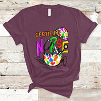 Happy Easter Certified Nurse Easter Eggs Nursing Nurse Day T Shirt - Wonder Print Shop
