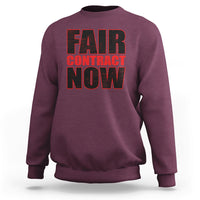 Contract Now Fair Contract Now Sweatshirt - Wonder Print Shop