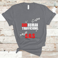 Stop Modern Slavery End Human Trafficking Sos Human Freedom T Shirt - Wonder Print Shop