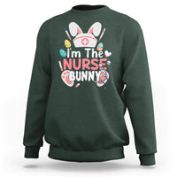 Cute Bunnies Happy Easter I'm The Nurse Bunny Nursing Nurse Sweatshirt - Wonder Print Shop