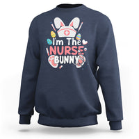 Cute Bunnies Happy Easter I'm The Nurse Bunny Nursing Nurse Sweatshirt - Wonder Print Shop
