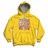 With Brave Wings She Flies Motivational Aesthetic Dragonfly Hoodie - Wonder Print Shop