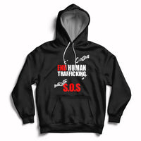 Stop Modern Slavery End Human Trafficking Sos Human Freedom Hoodie - Wonder Print Shop