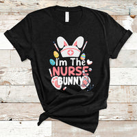 Cute Bunnies Happy Easter I'm The Nurse Bunny Nursing Nurse T Shirt - Wonder Print Shop