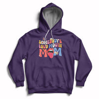 Somebody's Loud Mouth Mom Funny Screaming Mouth Hoodie - Wonder Print Shop