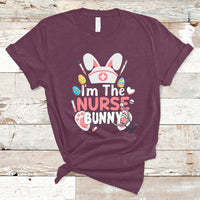 Cute Bunnies Happy Easter I'm The Nurse Bunny Nursing Nurse T Shirt - Wonder Print Shop