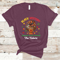 Black History Month Honoring The Past Inspiring The Future T-Shirt - Wonder Print Shop