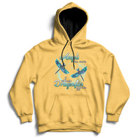 Angels Are Near When Dragonflies Appear Funny Spiritual Hoodie - Wonder Print Shop