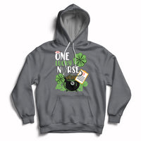 One Lucky Nurse Scrub RN ICU ER St Patrick's Day Nurses Day Hoodie - Wonder Print Shop