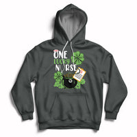 One Lucky Nurse Scrub RN ICU ER St Patrick's Day Nurses Day Hoodie - Wonder Print Shop