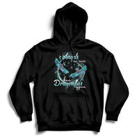 Angels Are Near When Dragonflies Appear Funny Spiritual Hoodie - Wonder Print Shop