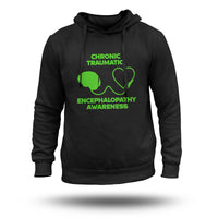 Chronic Traumatic Encephalopathy Awareness CTE Warrior, Awareness Hoodie - Wonder Print Shop