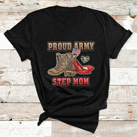 Proud Army Family Shirts Cool USA Navy Dad Mom T Shirt - Wonder Print Shop