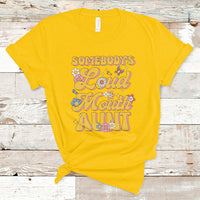 Retro Groovy Somebody's Loud Mouth Aunt Funny T-Shirt - Wonder Print Shop