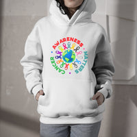 Cancer Awareness Matters All Cancer Ribbons, Awareness Hoodie - Wonder Print Shop